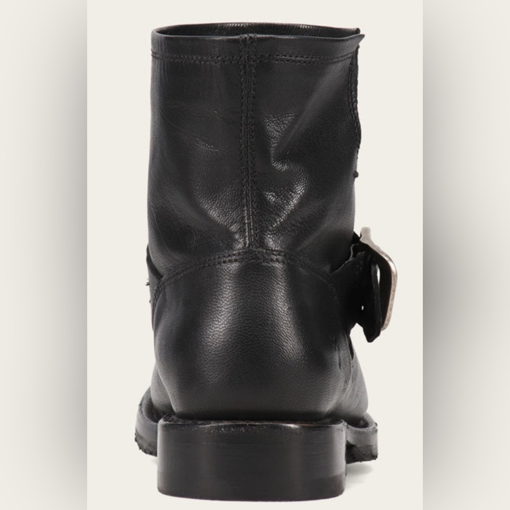 NEW FRYE VERONICA BOOTIE BLACK BUTTERY SOFT GENUINE LEATHER BOOTS SZ 7.5 - Picture 6 of 15